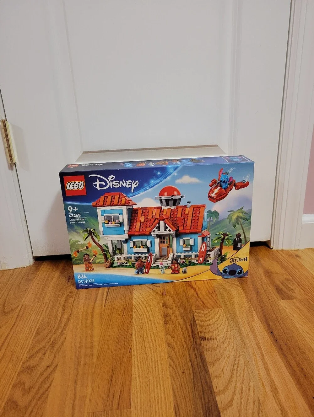 NIB LEGO Disney Lilo & Stitch Beach House Set 43268 - 834 Pcs Building Blocks